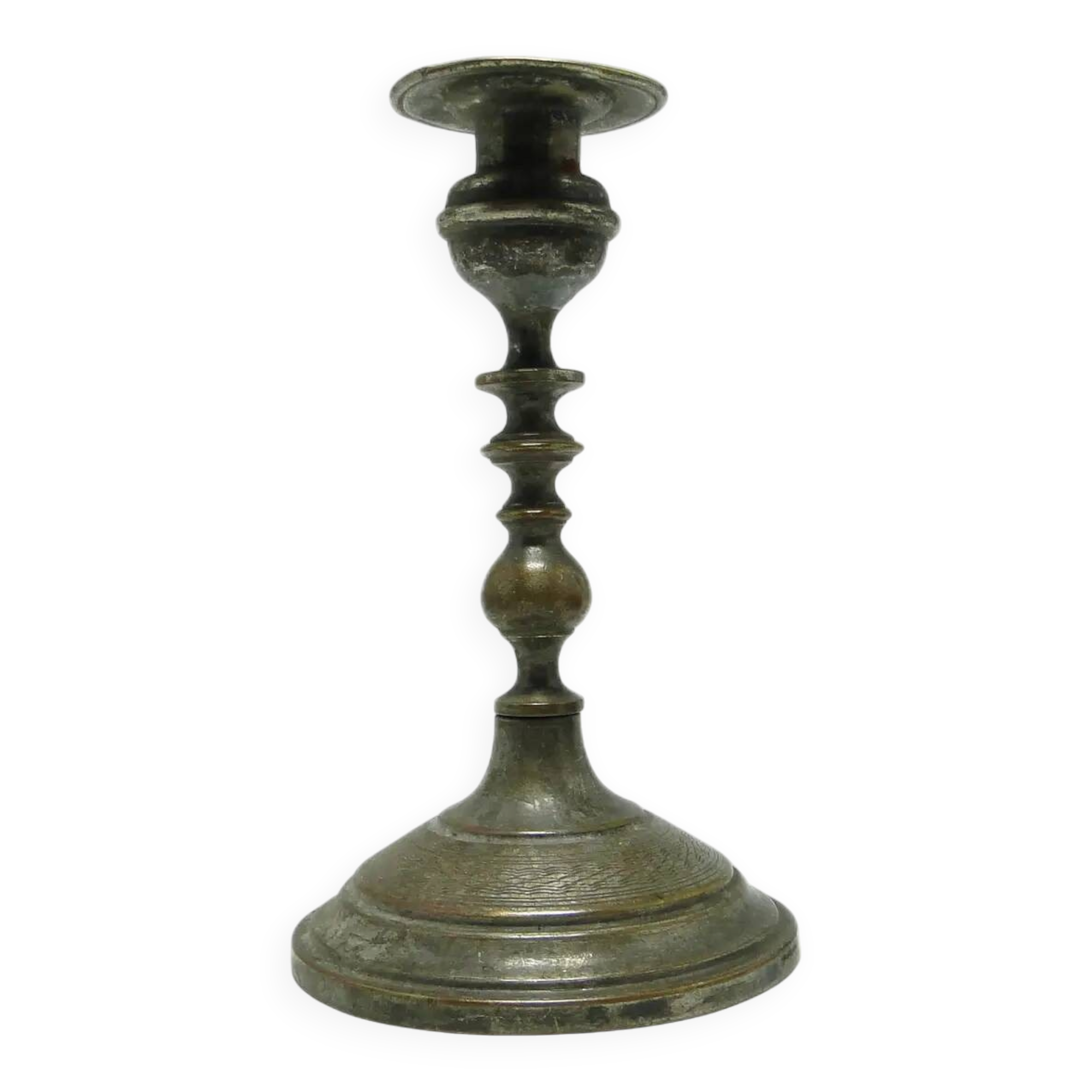 Empire candlestick, silver-plated brass, Austria, early 20th century