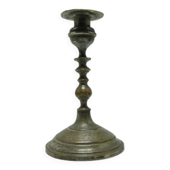 Empire candlestick, silver-plated brass, Austria, early 20th century