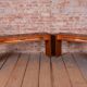 Console Tables in Walnut and Cherry, Czech, 1920s, Set of 2