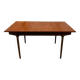 Table scandinave extensible vintage en teck