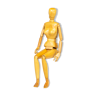 Live-size articulated wooden artist model mannequin