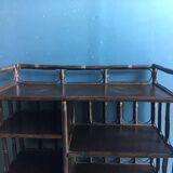 60s / 60s bamboo rattan shelf