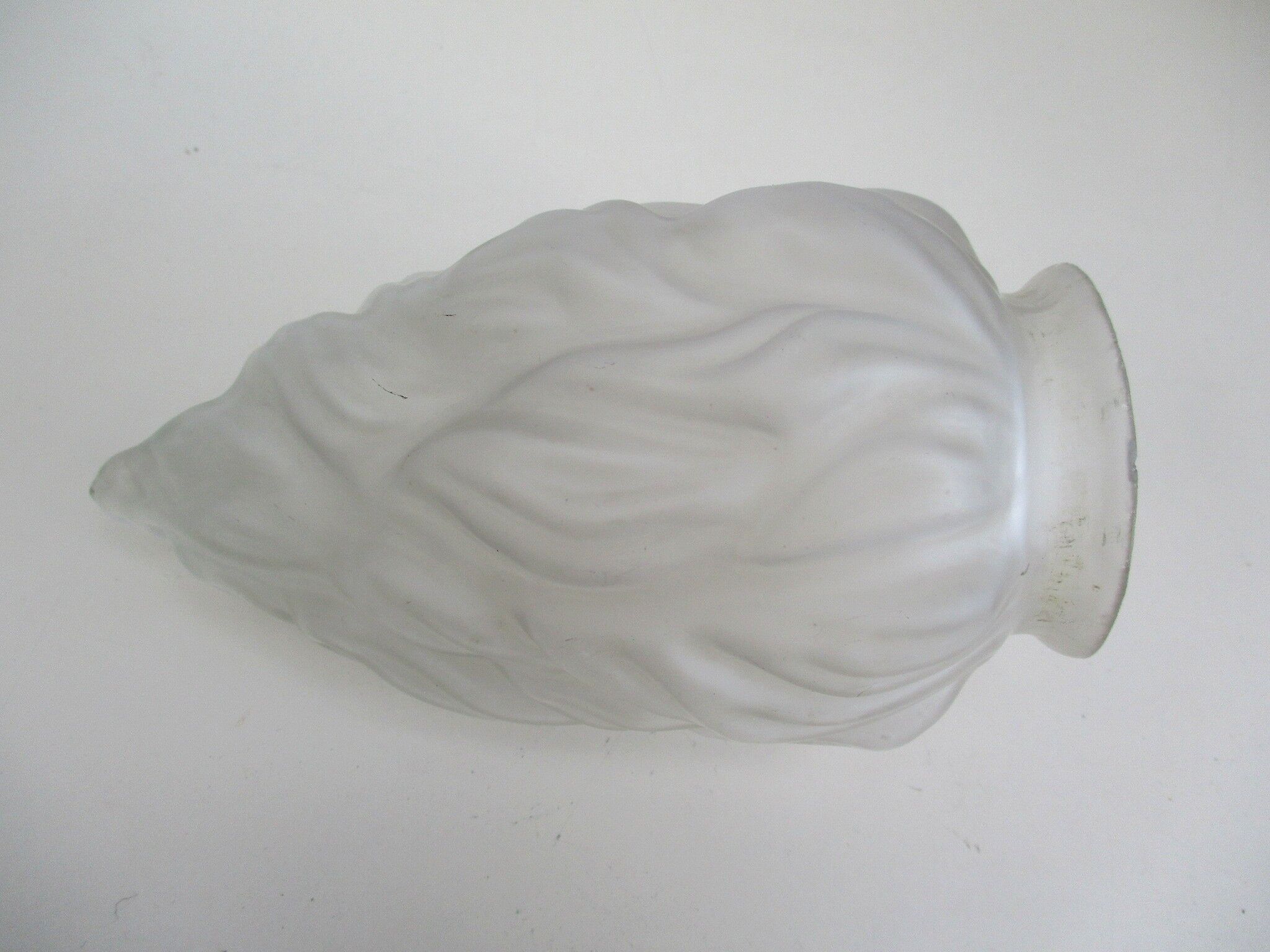 Frosted glass flame lampshade