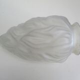 Frosted glass flame lampshade