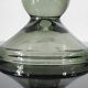 Bougeoir design en verre teinté