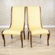 Yellow Swan Armchairs, 1890s, Set of 2