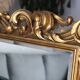 Miroir doré sculpté exceptionnel 92x128 bois