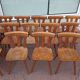 Set of 20 bistro cafe bar restaurant chairs - wood - vintage