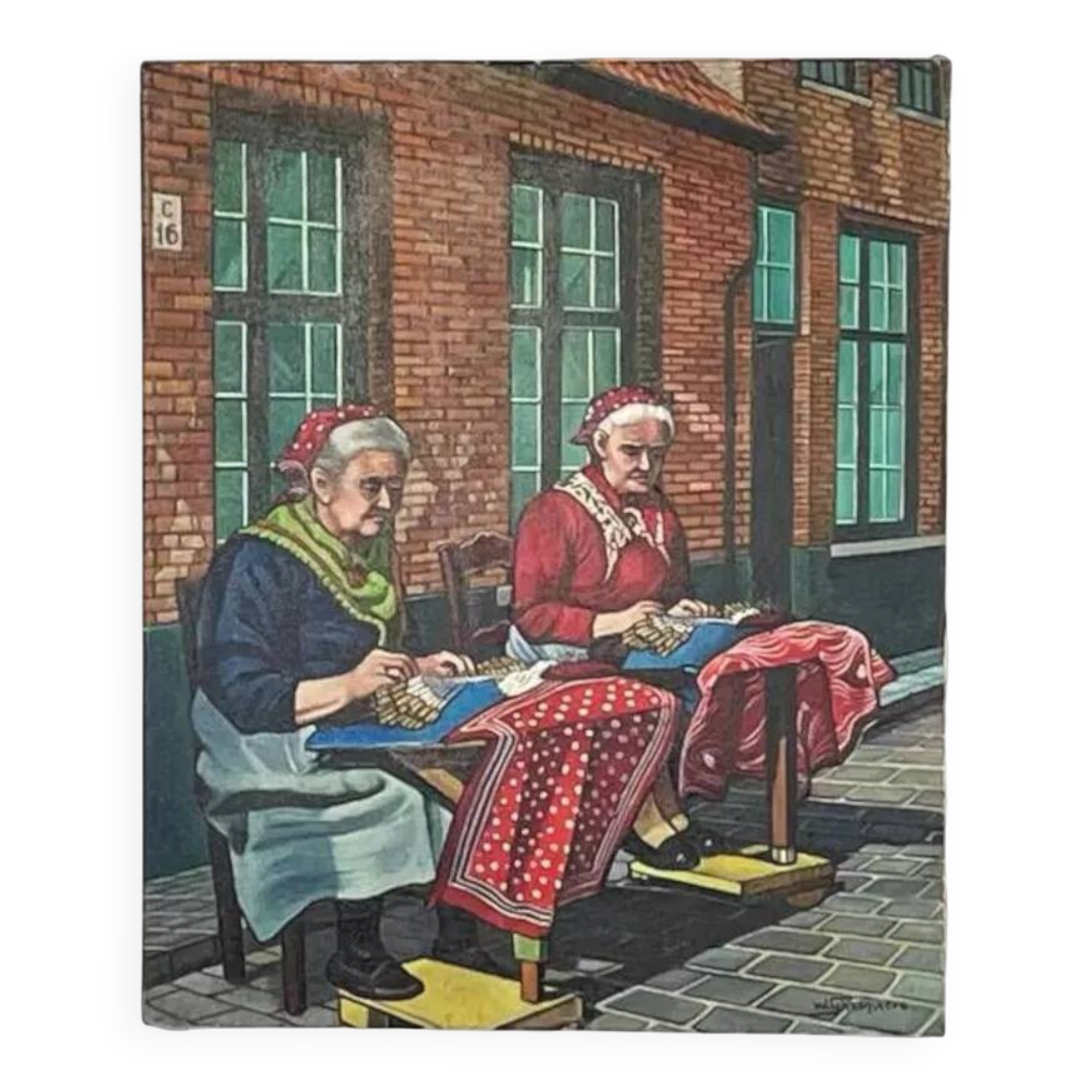 Oil painting by W. Ghesquière