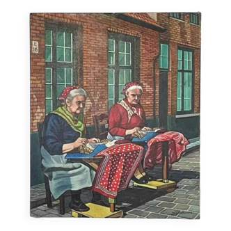 Peinture à huile par w. Ghesquiere