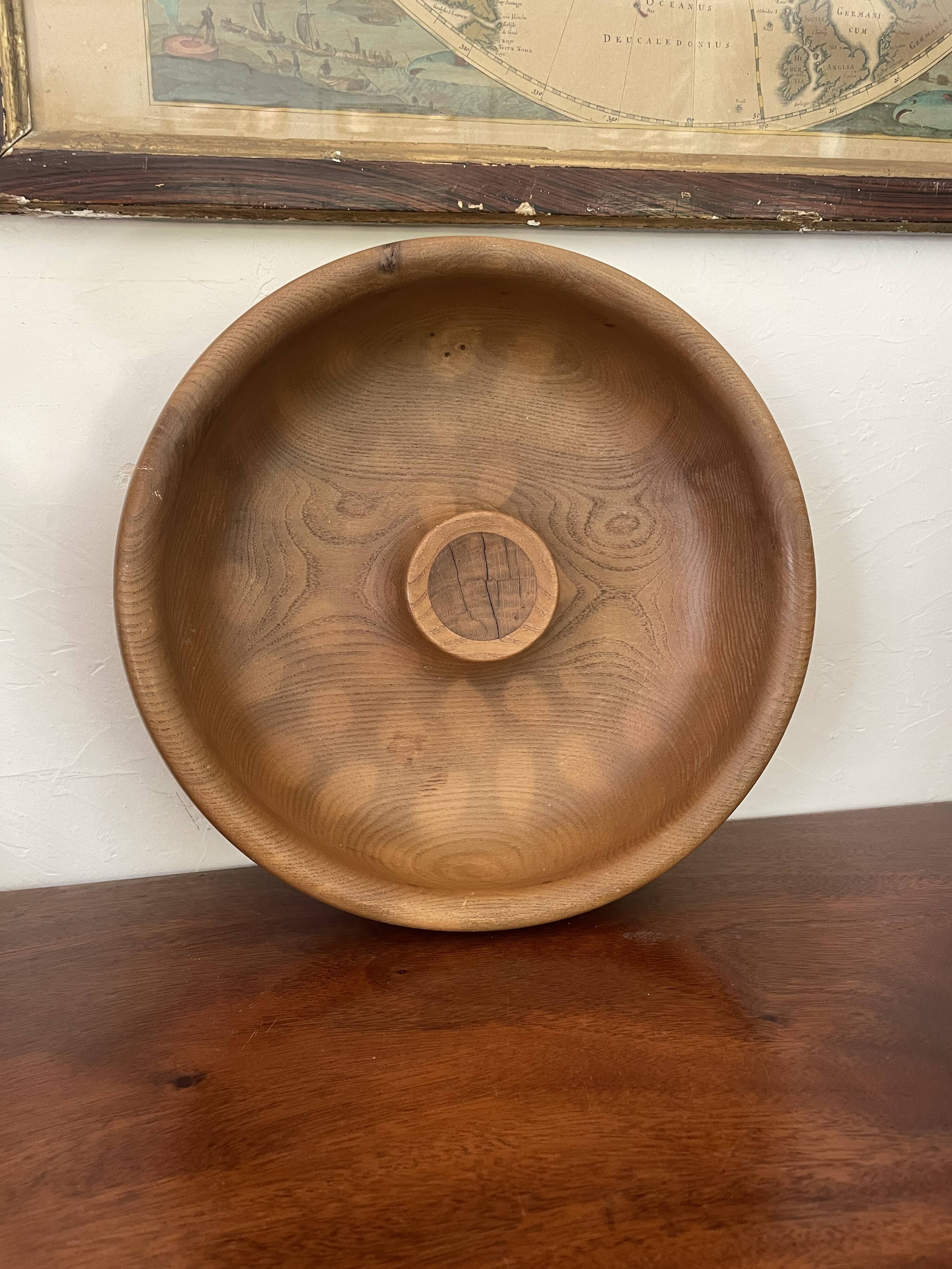 Vintage wooden dish