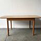 Mid-Century modern extending dining table by Schreiber Furniture