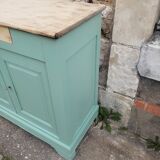 Buffet parisien campagne vert menthe