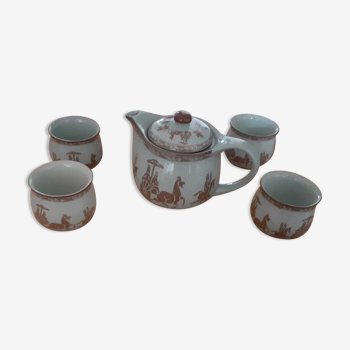 Double walled tea set