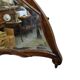 Miroir en forme d'éventail Art Déco français, années 1920