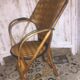 Fauteuil bambou écorce de châtaigner