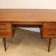 Scandinavian double-sided teak desk, 1960