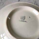 Hollow dish earthenware of Onnaing model Messidor years 30-40
