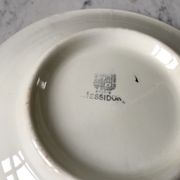 Hollow dish earthenware of Onnaing model Messidor years 30-40