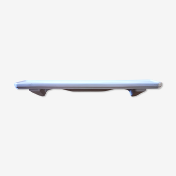 White porcelain wall shelf