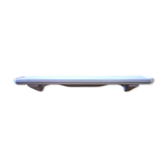 White porcelain wall shelf