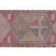 Vintage Turkish hallway rug 103x351 cm