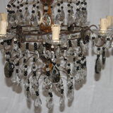 Chandelier with pendants 8 light arms