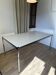USM Haller desk in pearl grey laminate