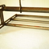 Old metal locomotive/train wall coat rack