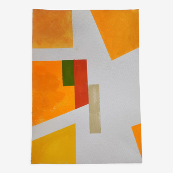 De stijl geometric painting