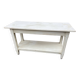 Small industrial look table commercial style drapier in 1900 shabby chic fir