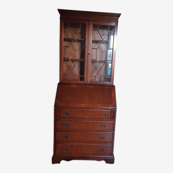 Solid wood library secretary