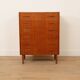 Commode danoise en teck, 6 tiroirs