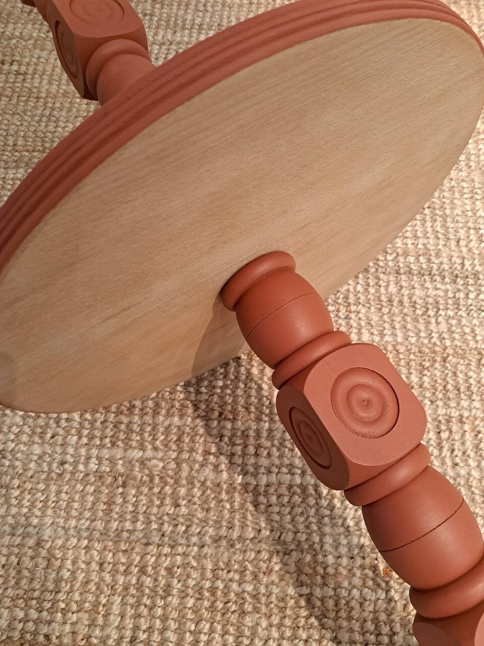 Vintage terracotta floor lamp