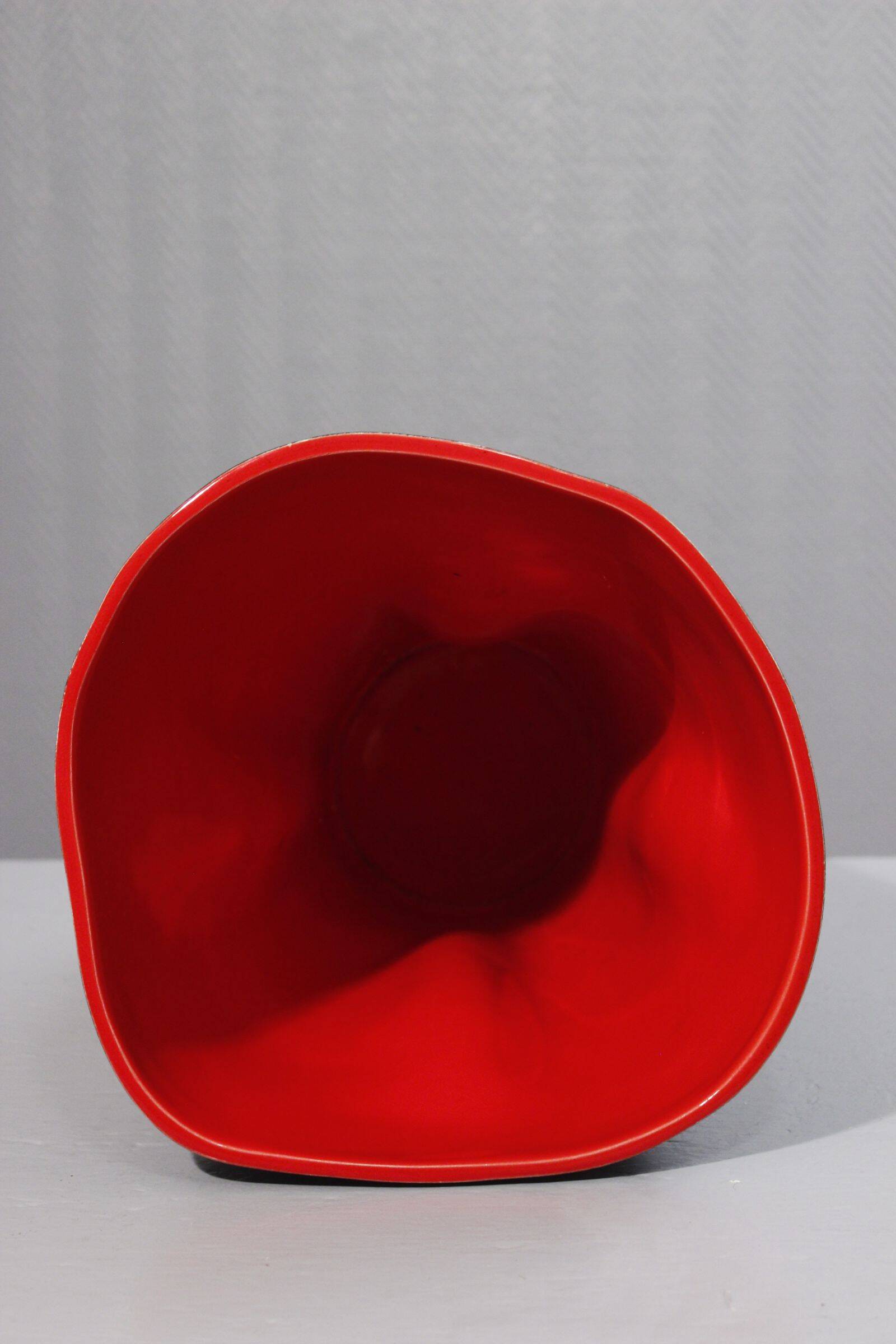 Jean de Lespinasse large vase no. 308 scarified decoration Nice 1950s