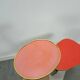 Hoge vintage plantentafel met messing en formica, plantenrek