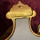 Set of bronze and curved glass light fixtures – Louis XV style – read