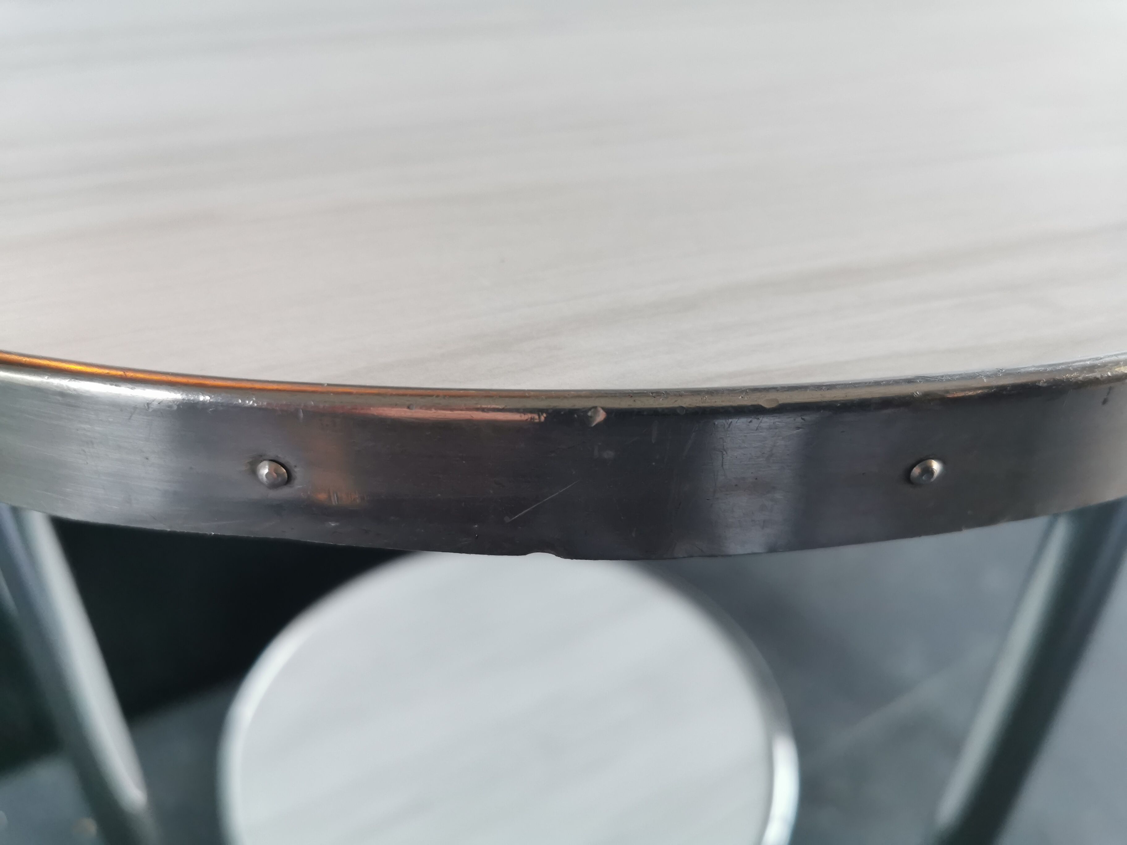 Guerdon Bauhaus chrome metal formica