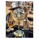 Lampes triptyque ambrées