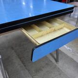 Vintage blue Formica table