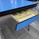 Table Formica bleu vintage