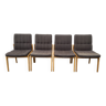 4 old Scandinavian Lounge chairs 60s Fröscher KG