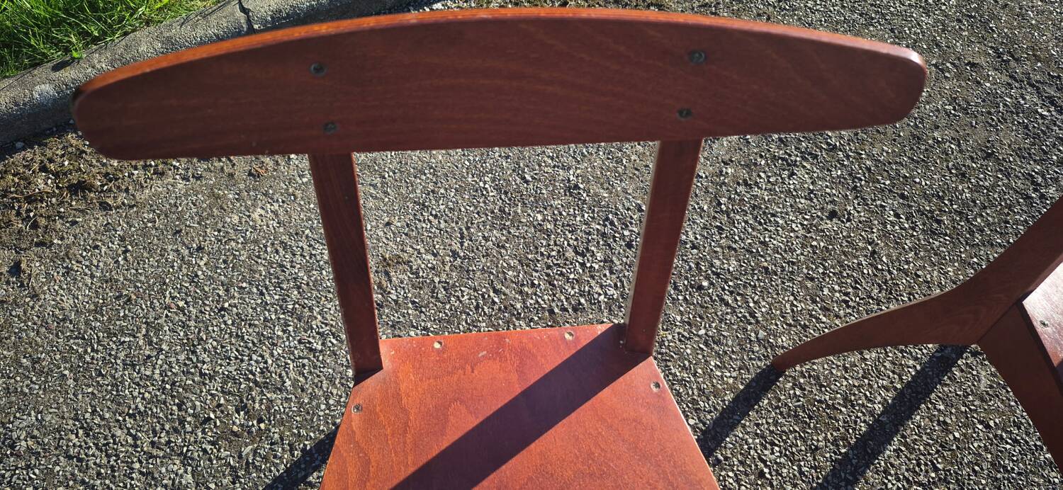 Zina chair pair by Thibault Desombre