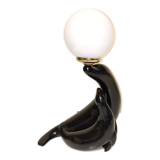 Sea lion lamp with its small ceramic