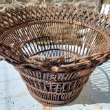 Vintage wicker basket 23 cm