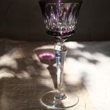 6 verres Baccarat Modèle Piccadilly en cristal doublé de couleurs