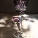 6 Baccarat glasses Piccadilly Model in colored crystal