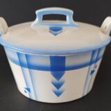 Art Deco butter dish of Czechoslovakian origin