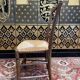 Suite of 6 Provençal straw chairs