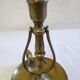 Brass rocking boat candle holder / cellar rat
